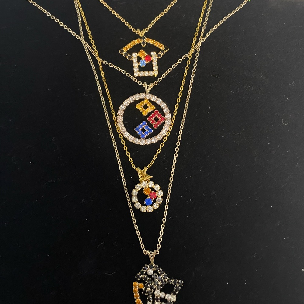 Pittsburgh sports fan  necklace new